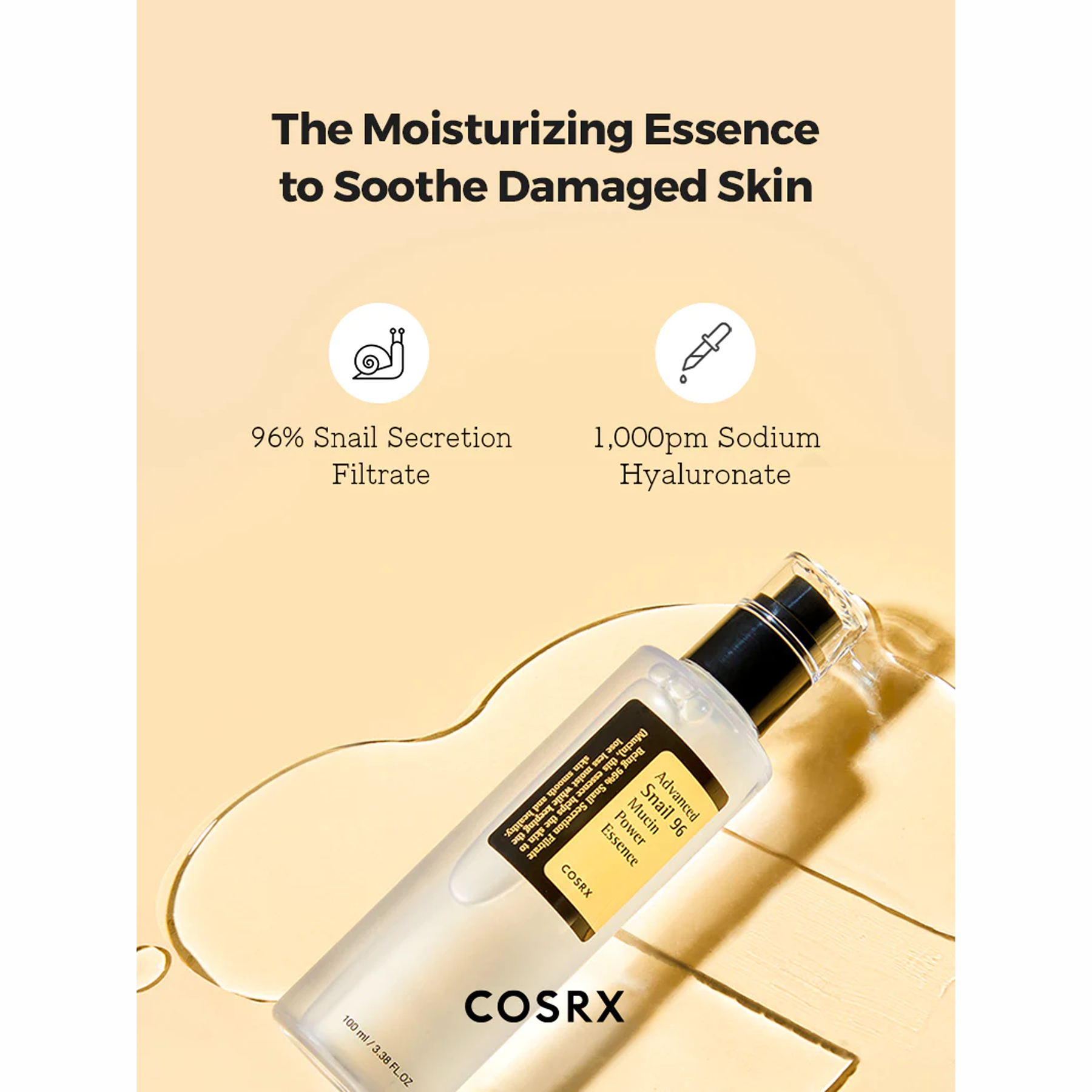 Cosrx Advanced Snail 96 Mucin Power Essence- Qasr Jamal