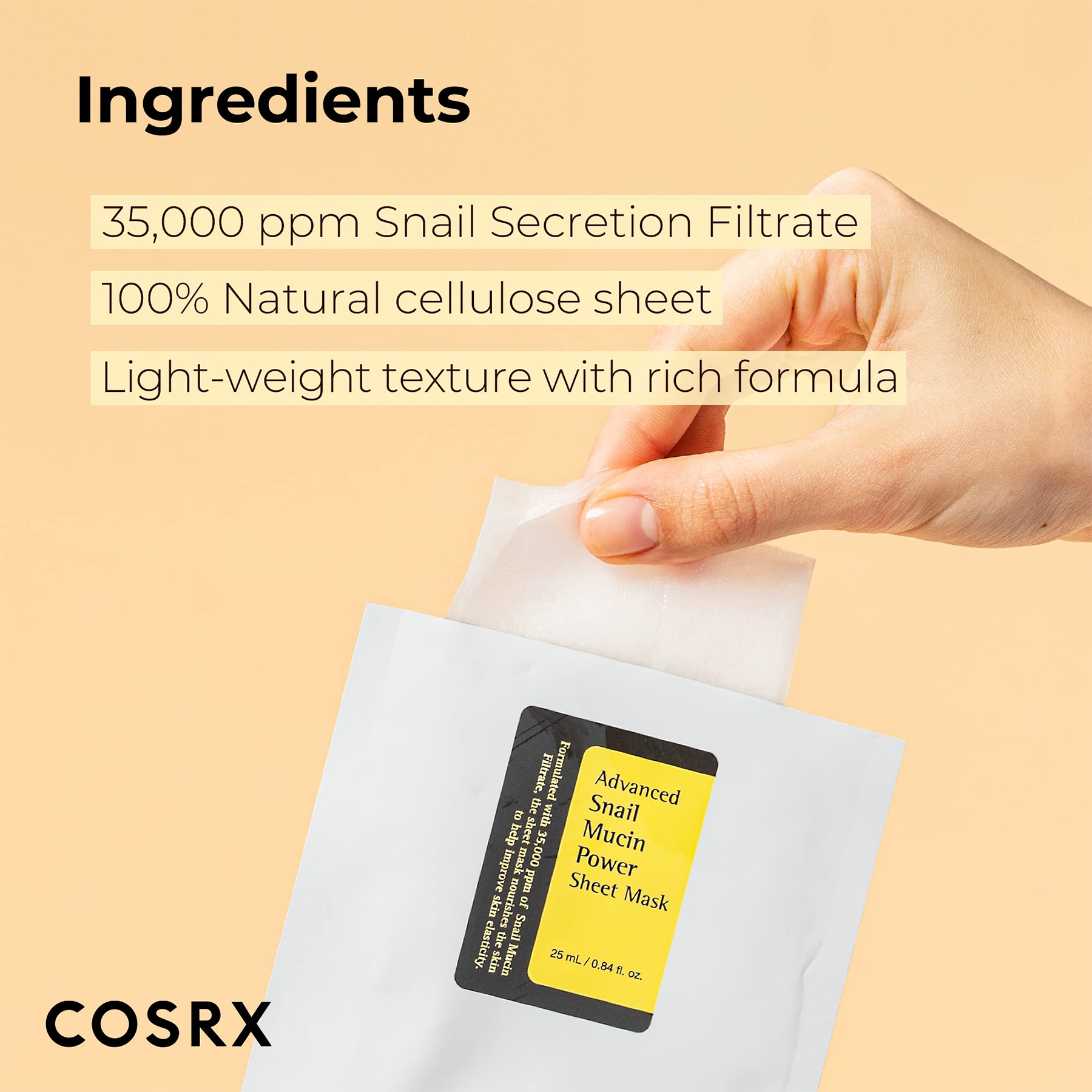 Cosrx Snail Mucin Power Sheet Mask - Key Benefits