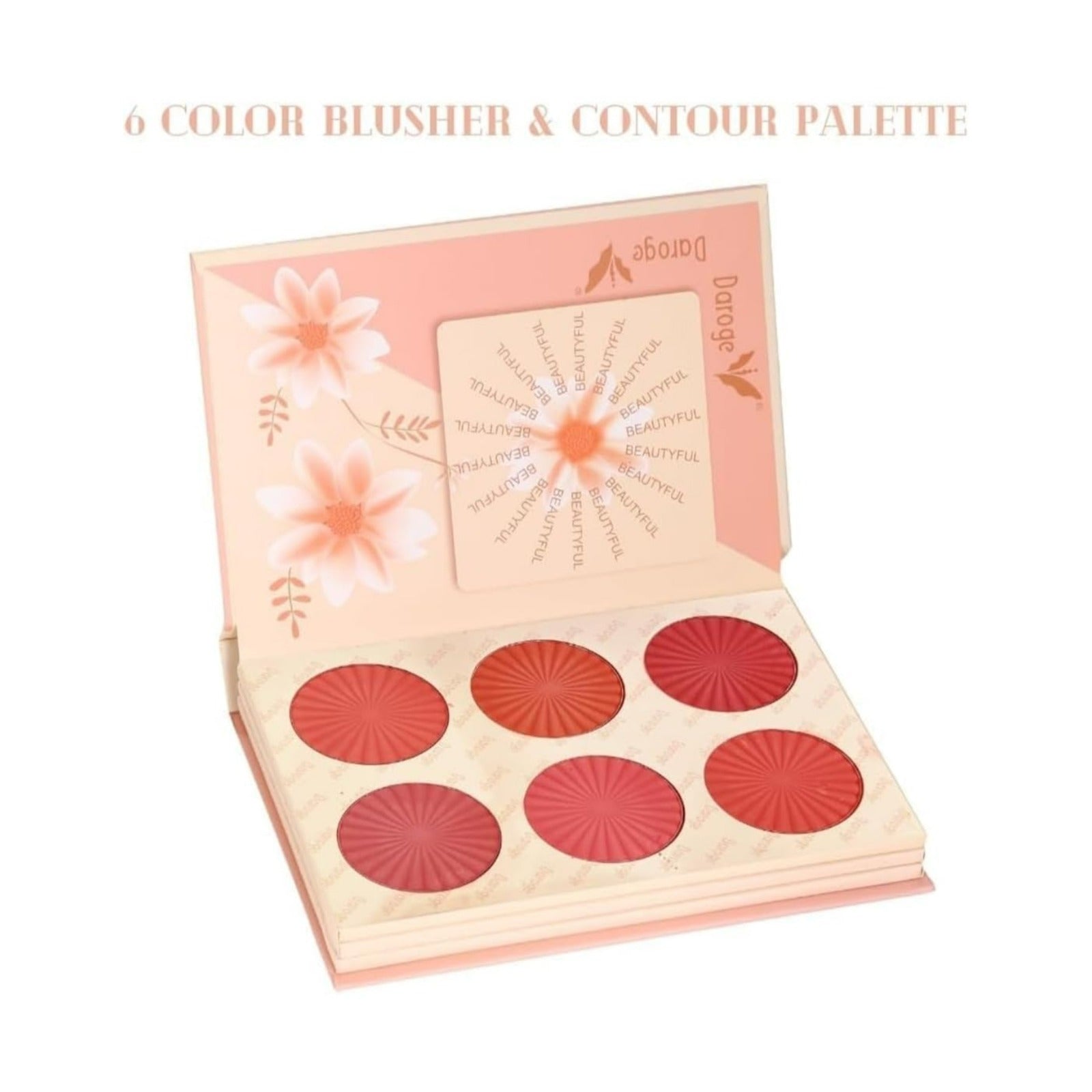 6 Color Bluster & Contour comes in Daroge 3 in 1 Palette