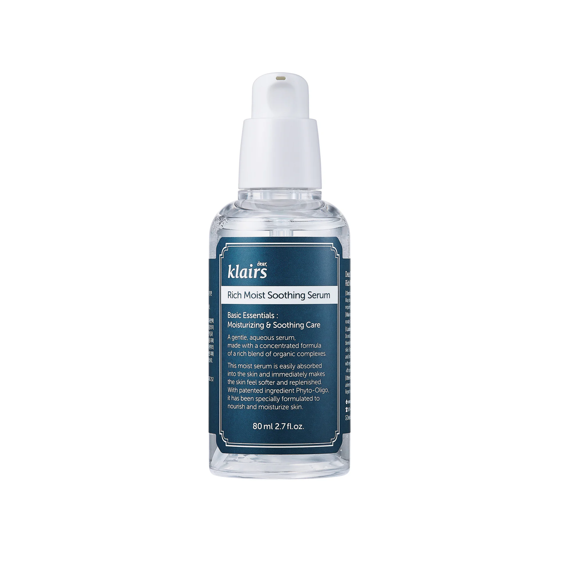 The product of Dear, Klairs Rich Moist Soothing Serum