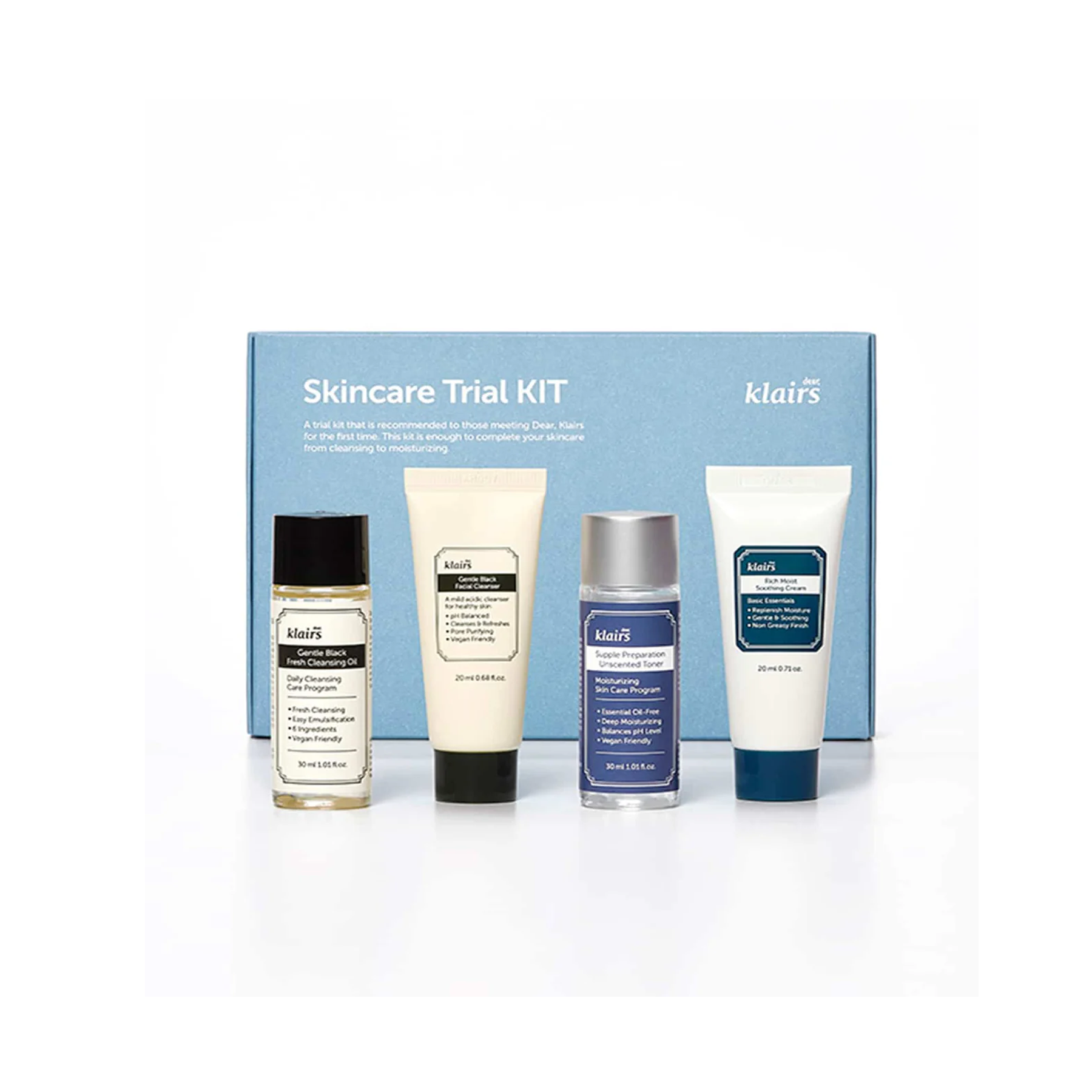 The product of Dear, Klairs Skincare Trial Kit 