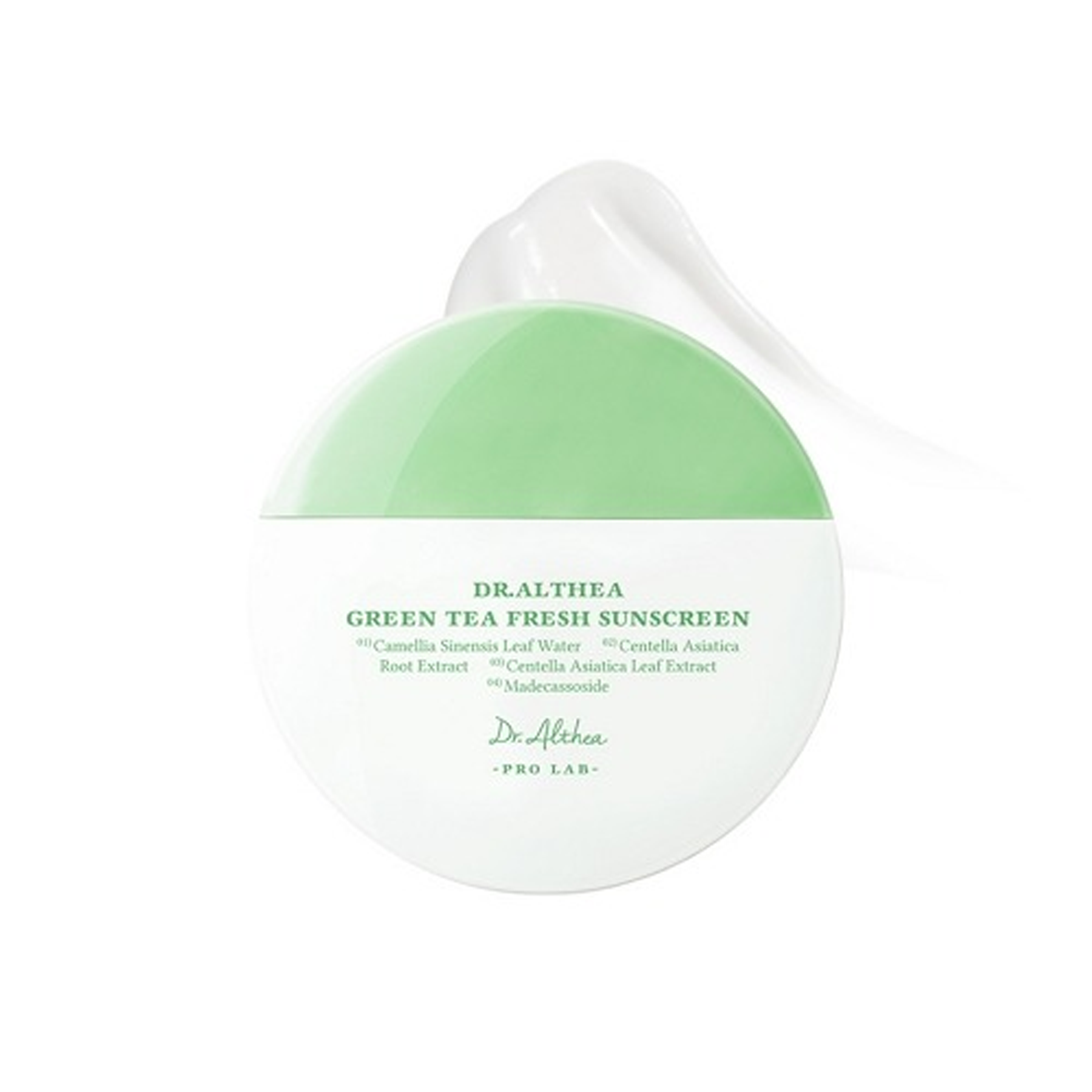 The product of Dr.Althea Green Tea Fresh Sunscreen