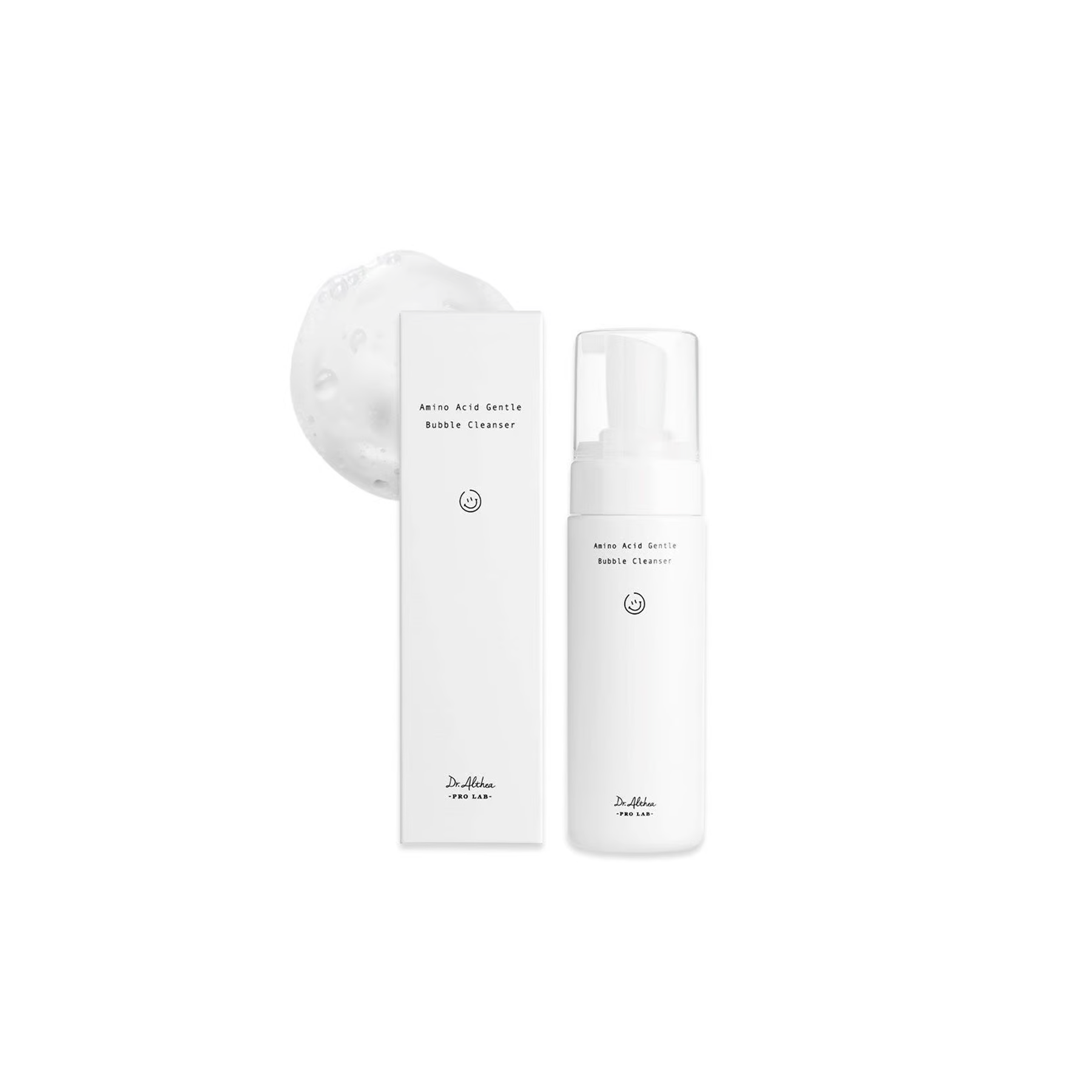 The product of Dr. Althea Amino Acid Gentle Bubble Cleanser