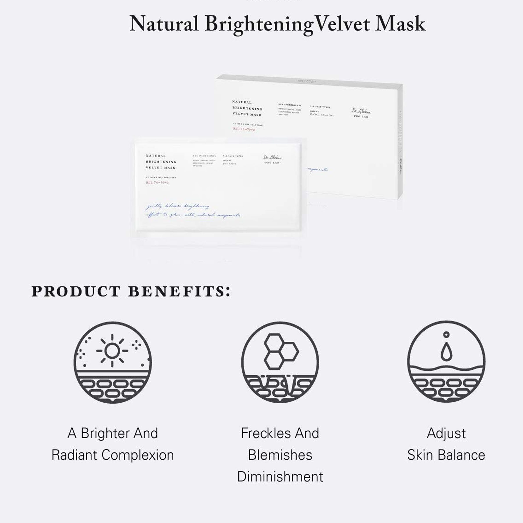 Key Benefits of Dr. Althea Natural Brightening Velvet Mask