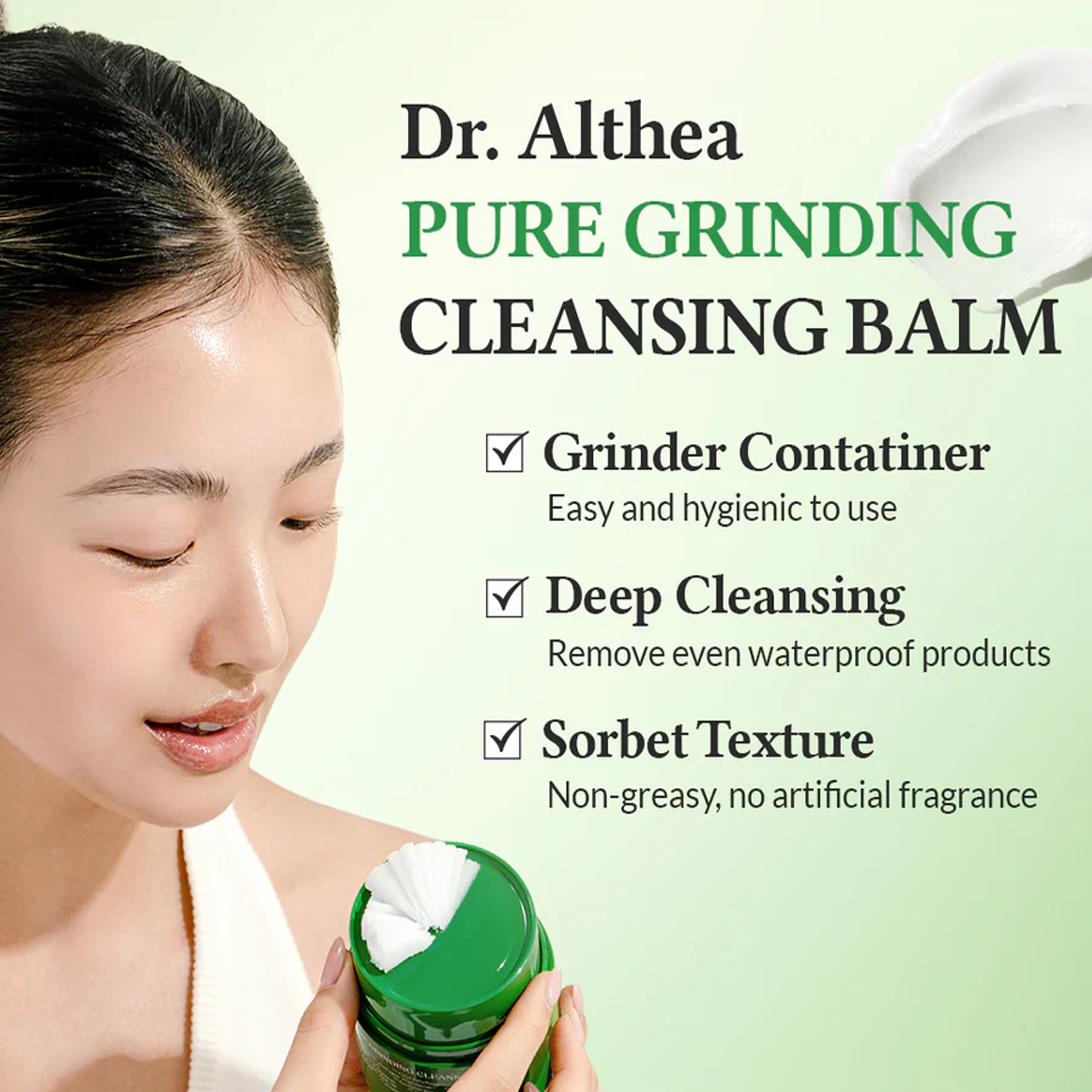 Advantages of Dr. Althea Pure Grinding Cleansing Balm