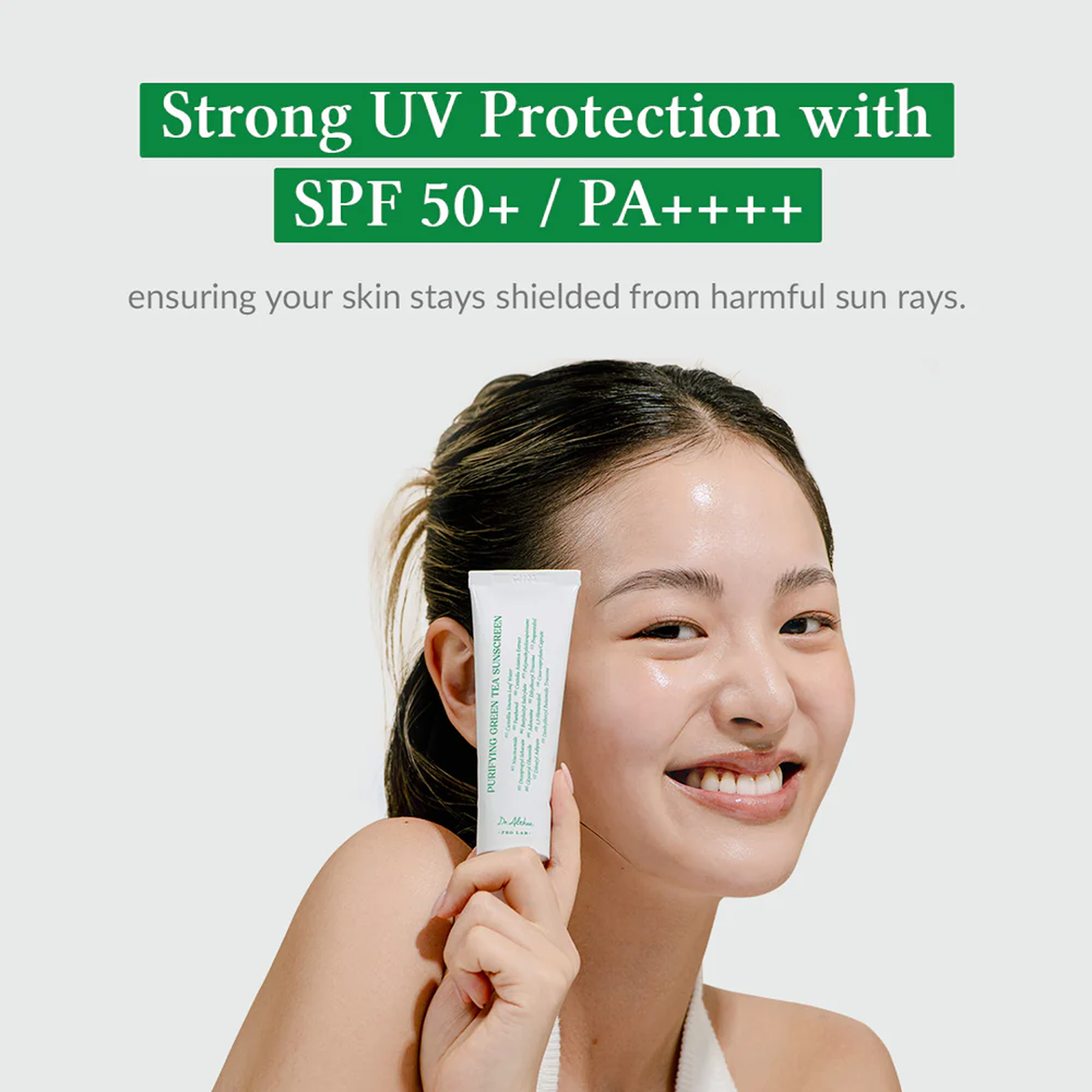 Dr. Althea Purifying Green Tea Sunscreen available on Qasr Jamal Store