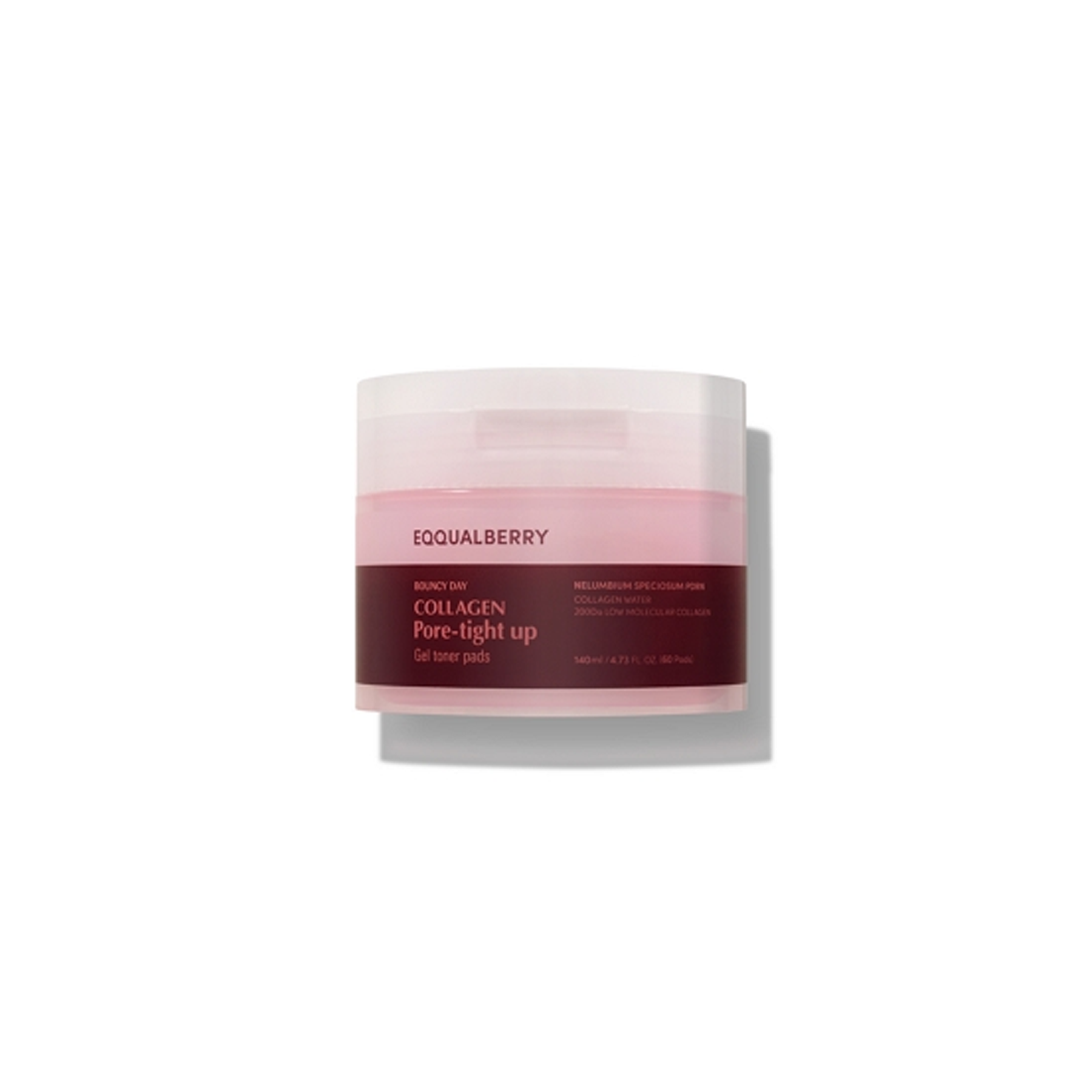 The product of EQQUALBERRY Collagen Pore-Tight Up Gel Toner Pads