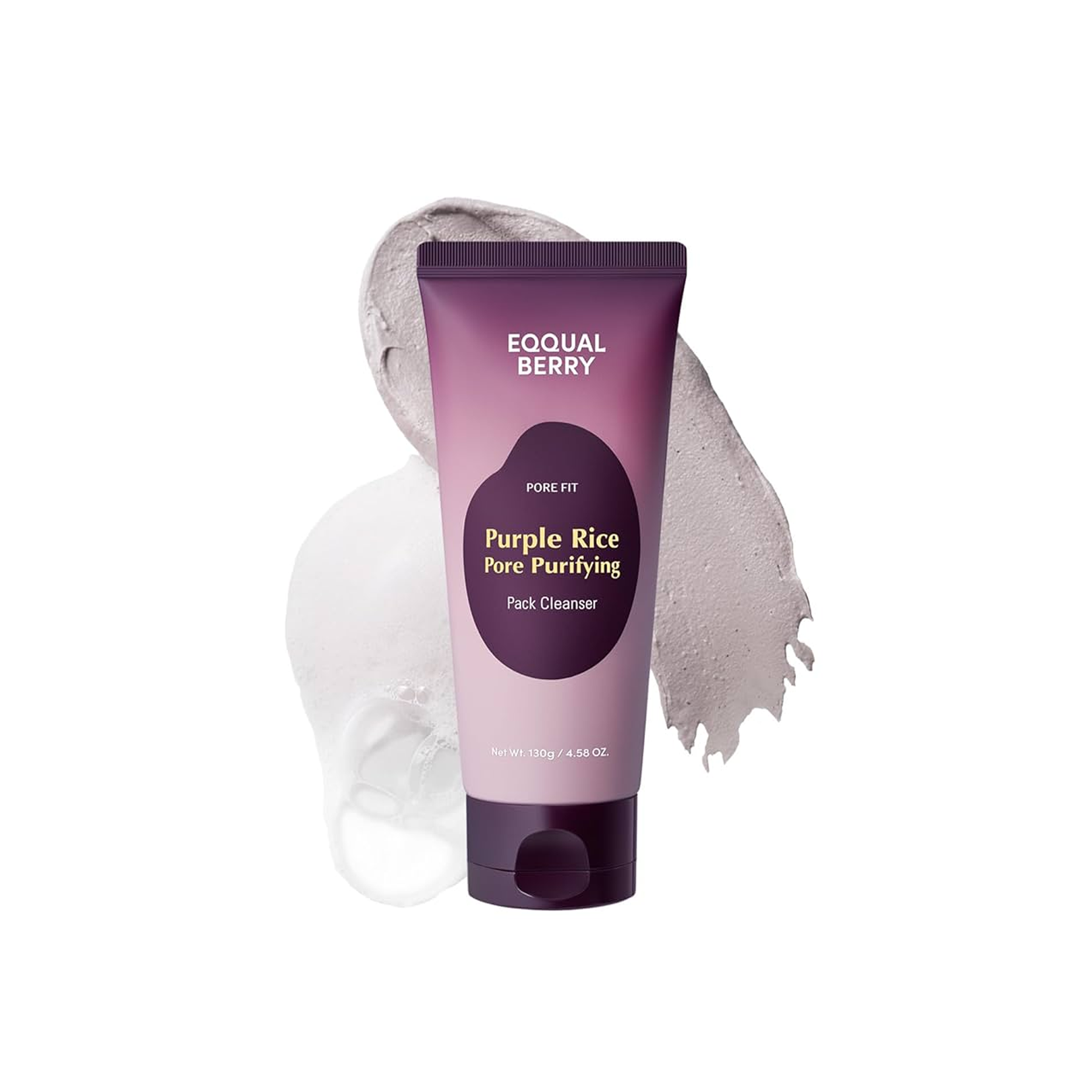 The product of EQQUALBERRY Purple Rice Pore Purifying Pack Cleanser 