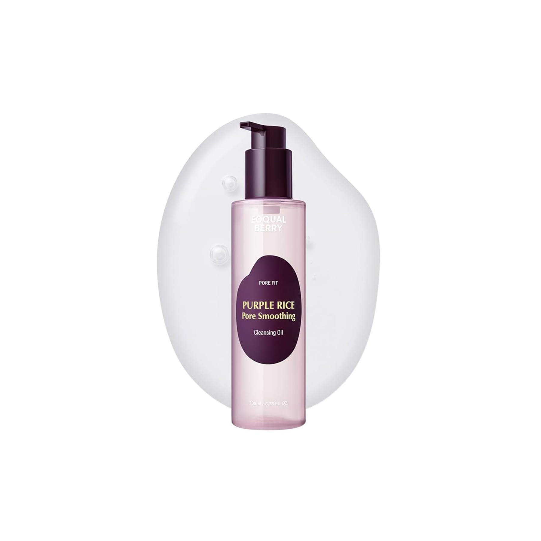 The product of EQQUALBERRY Purple Rice Pore Smoothing Cleansing Oil 