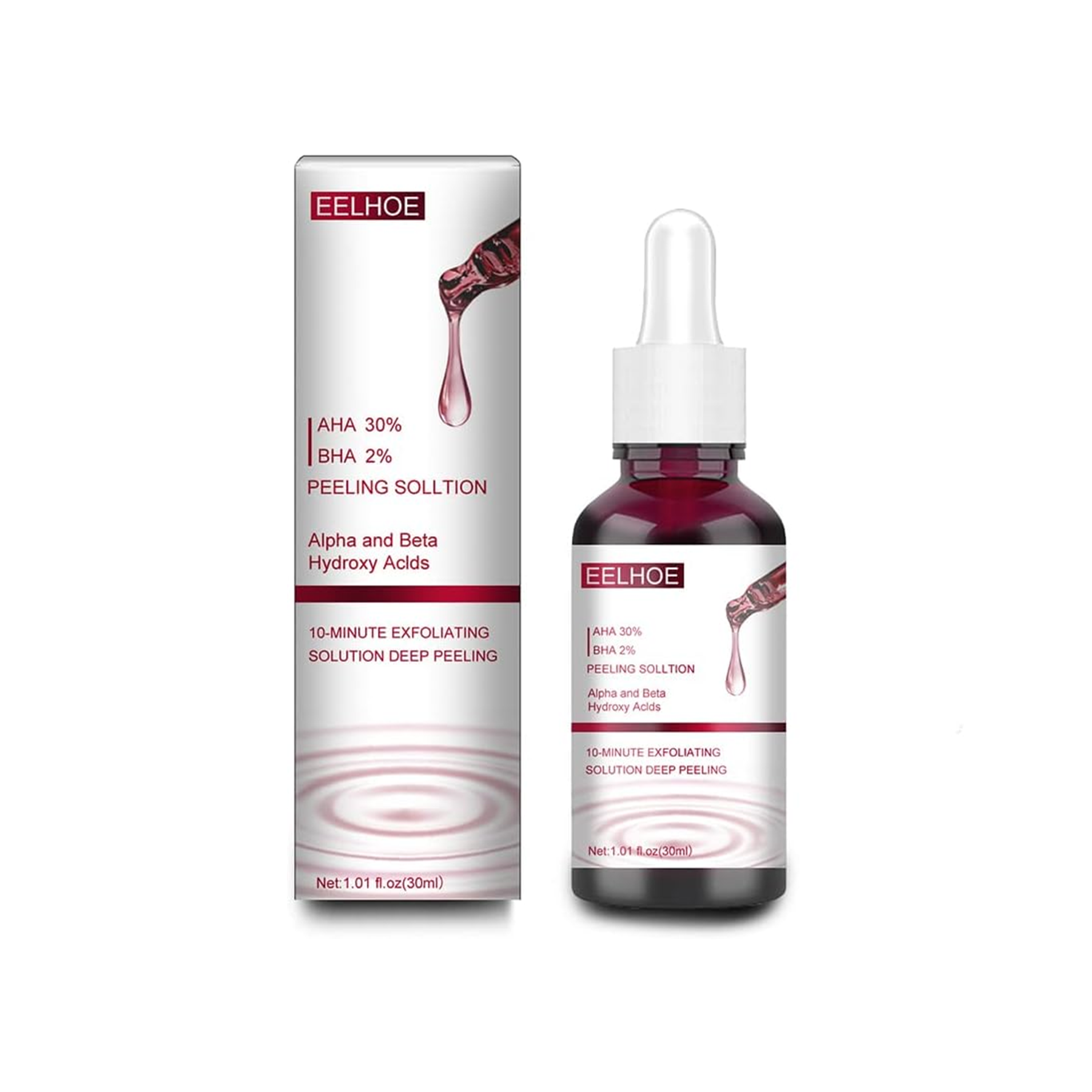 Eelhoe  AHA 30% + BHA 2% Peeling Solution - 30ml