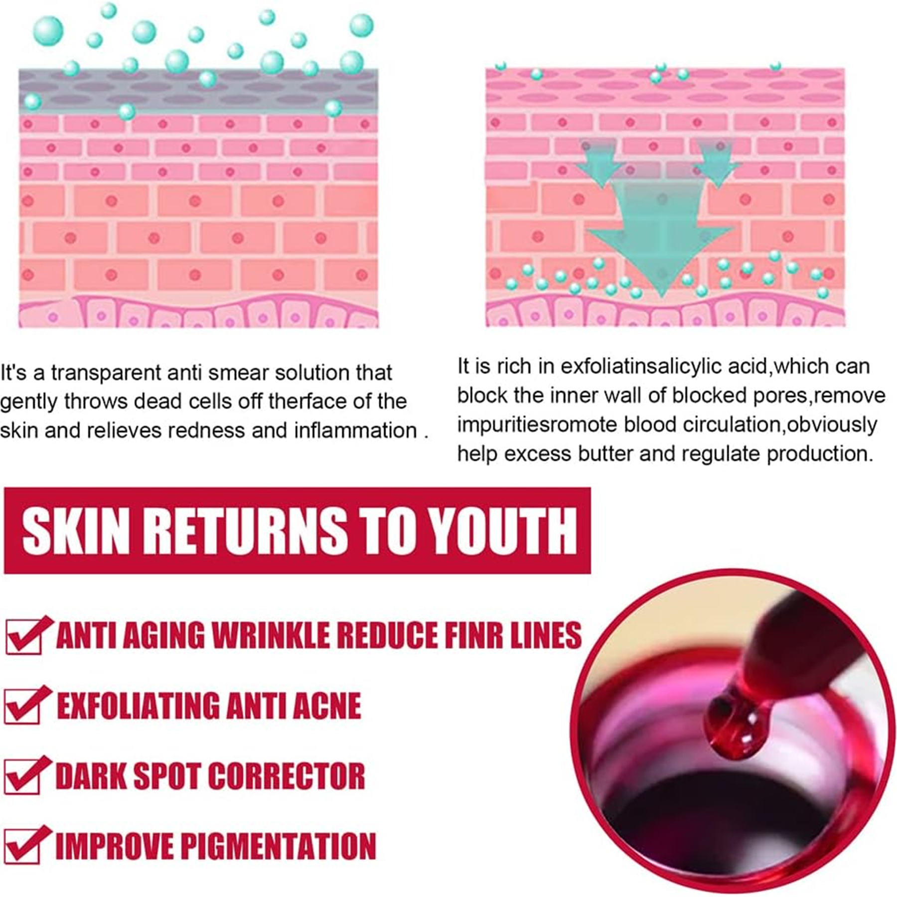 Eelhoe  AHA 30% + BHA 2% Peeling Solution - 30ml