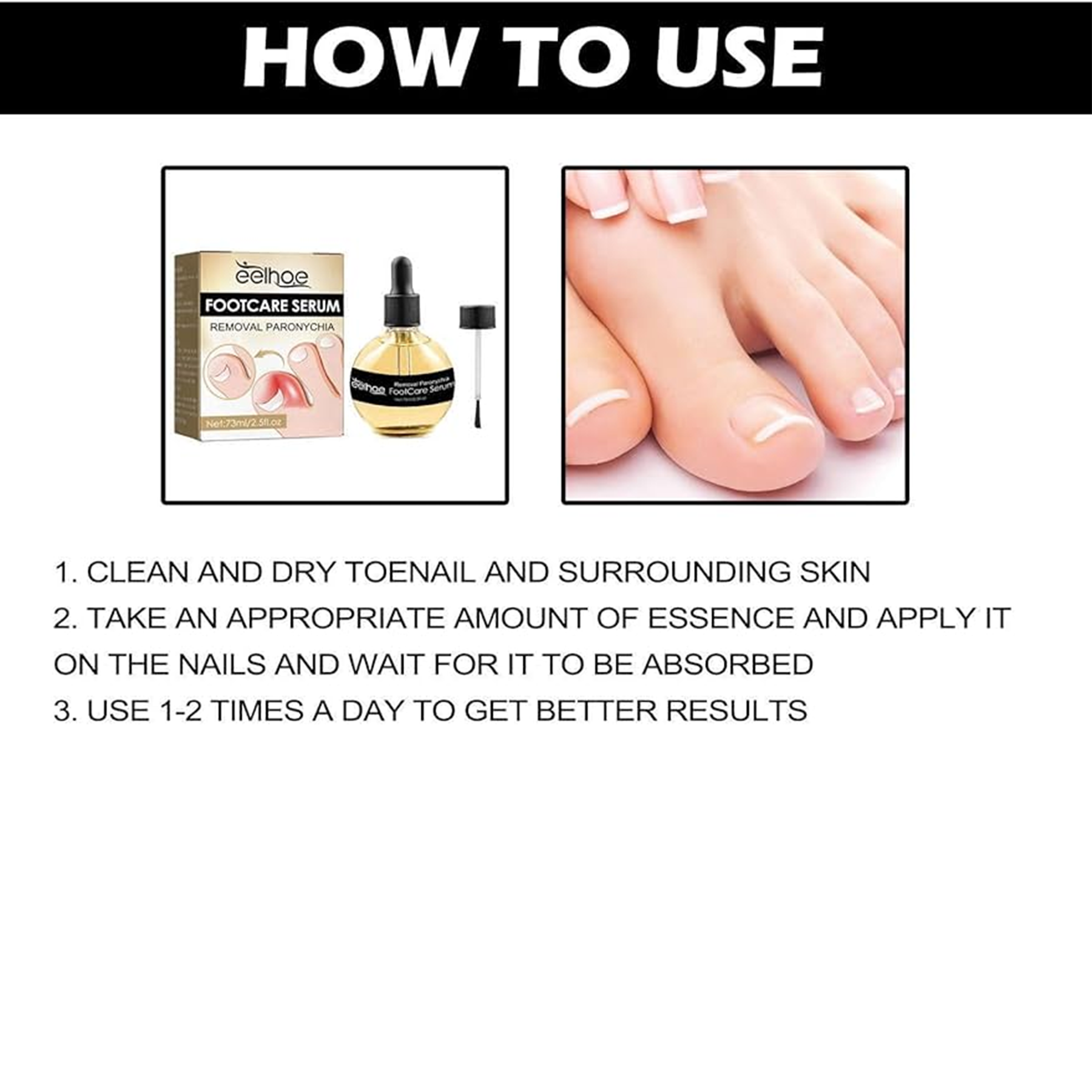Eelhoe Footcare Serum Removal Paronychia - 73ml
