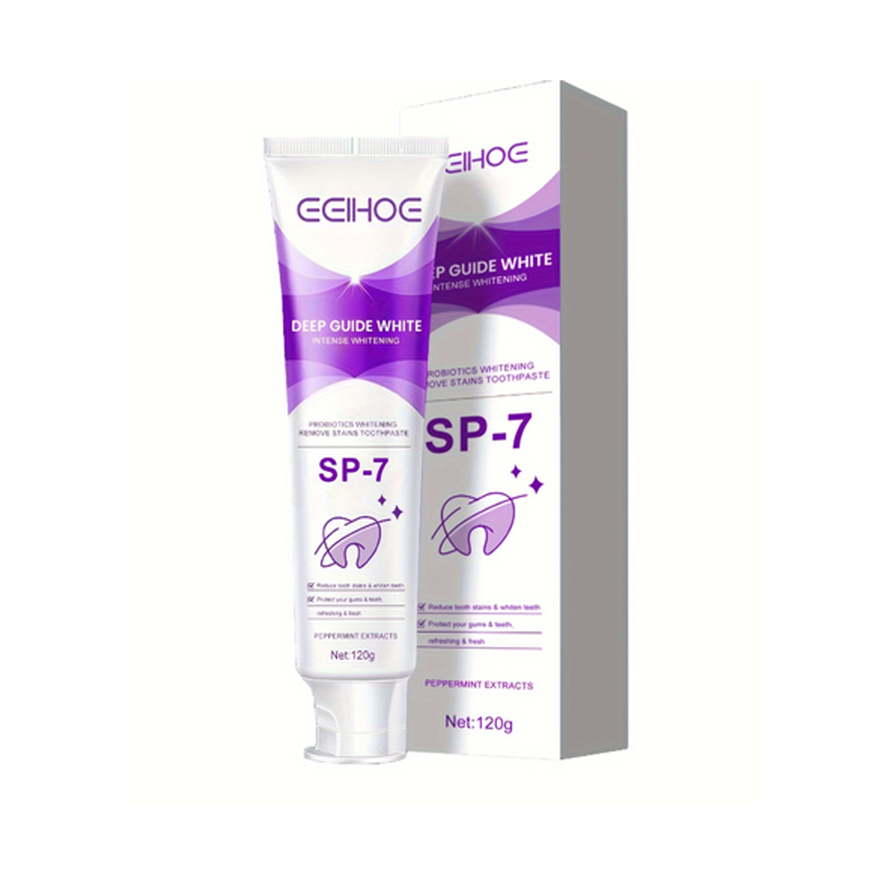 The Product of Eelhoe Deep Guide White Toothpaste SP-7