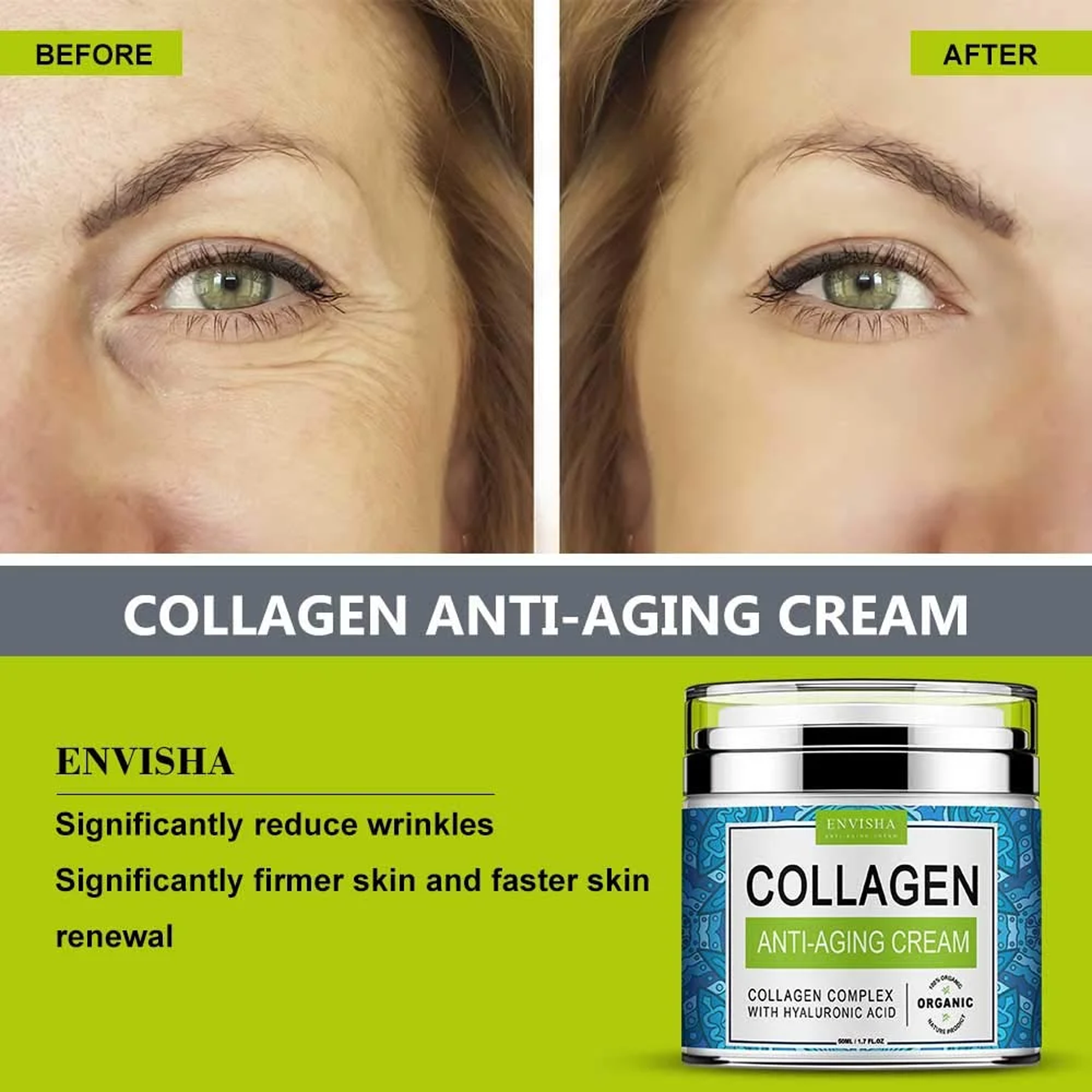The Key Benefits of Envisha Collagen Anti Aging Cream