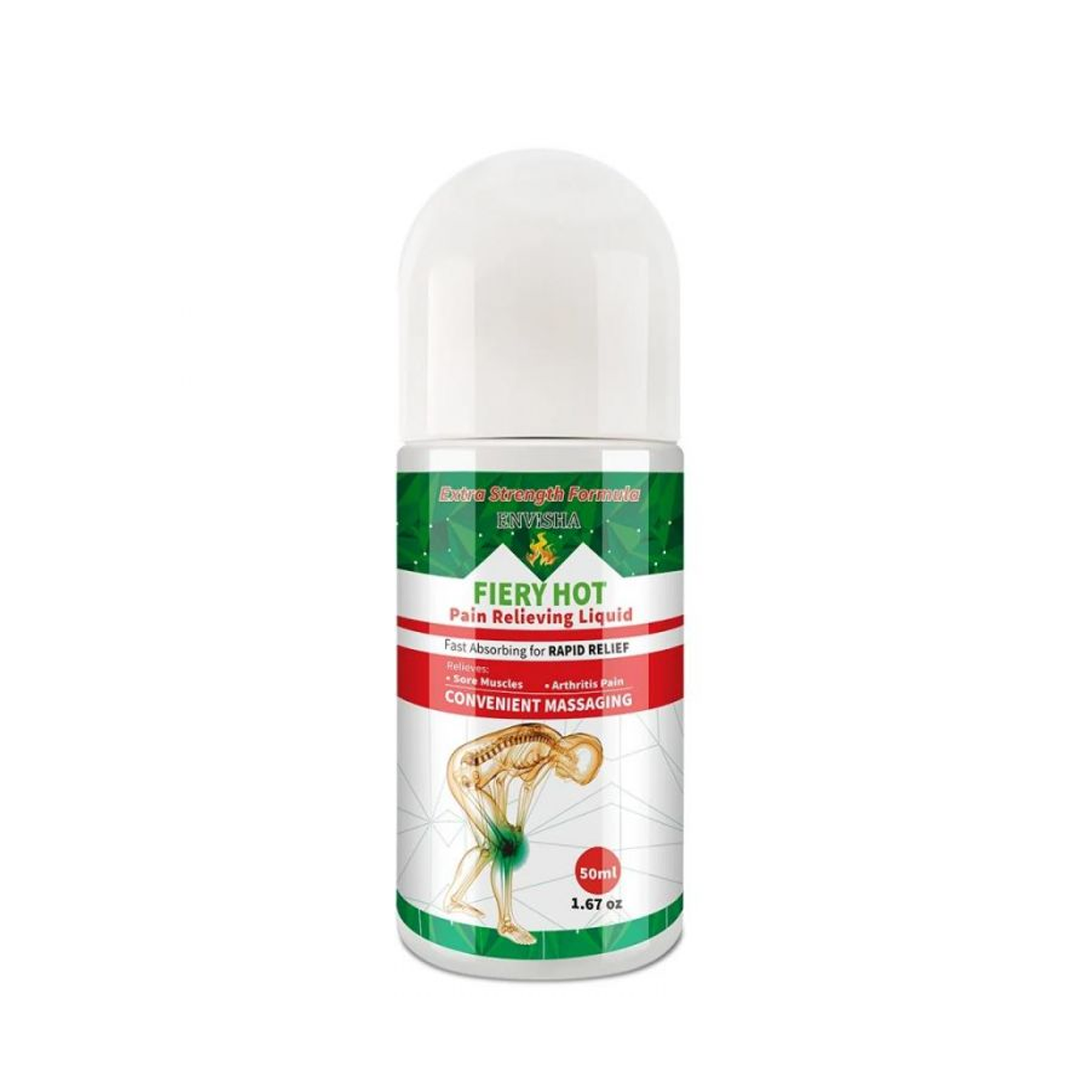 The product of Envisha Fiery Hot Pain Relieving Liquid