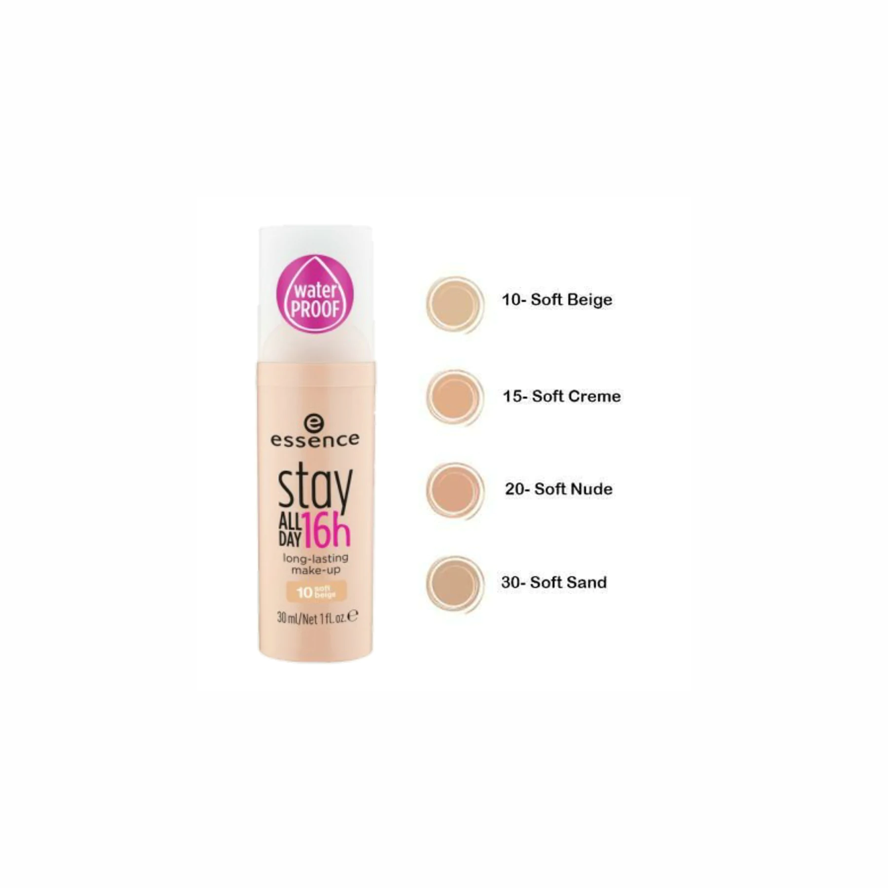 Essence Stay All Day 16h Long-lasting Foundation 30ml
