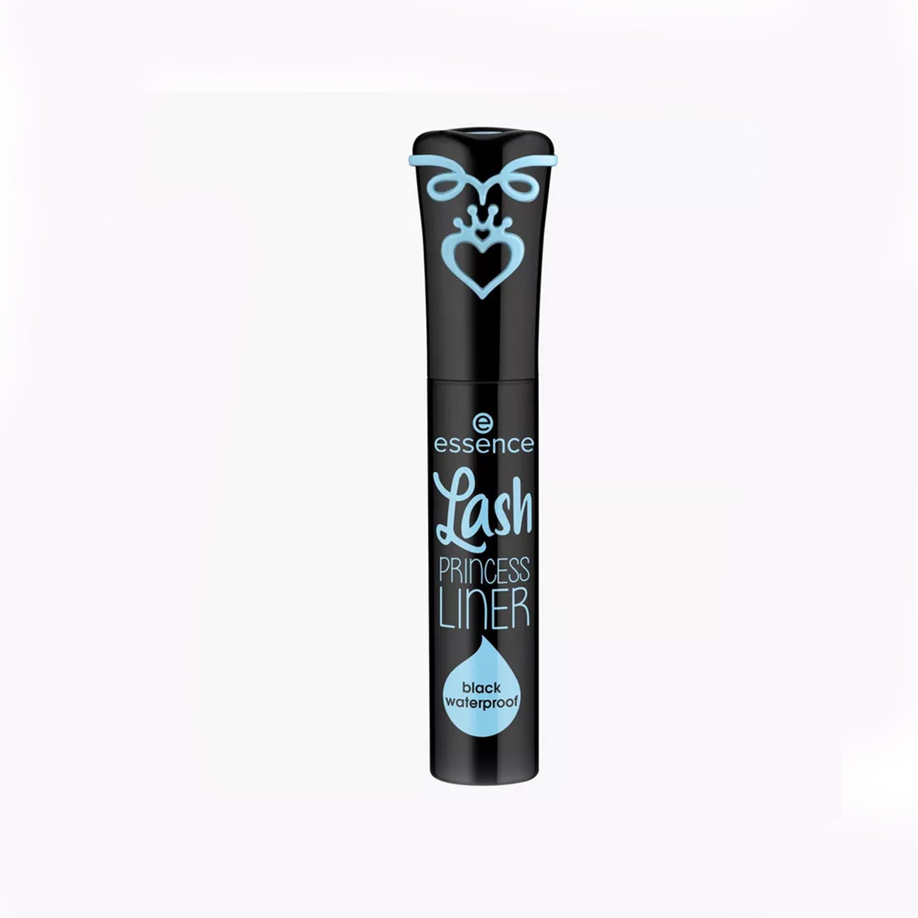 Essence Lash Princess Eyeliner Black - Black eyeliner with pointed felt applicator, suitable for precise and bold eyeliner looks. Vegan and cruelty-free formula.