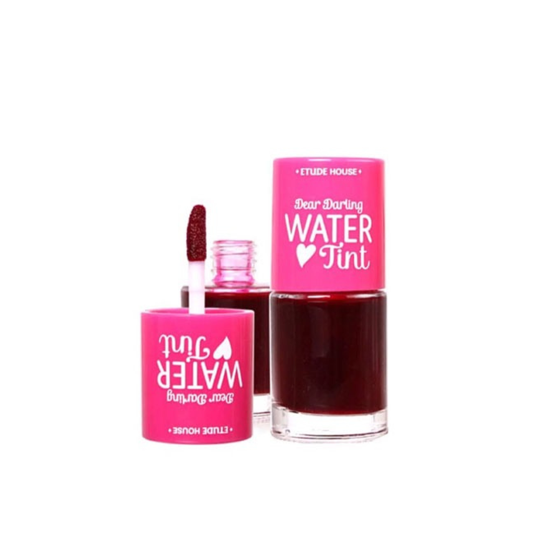Etude House Dear Darling Water Lip Tint Strawberry - Smudge-proof lipstain in vibrant shades for long-lasting color and hydration.