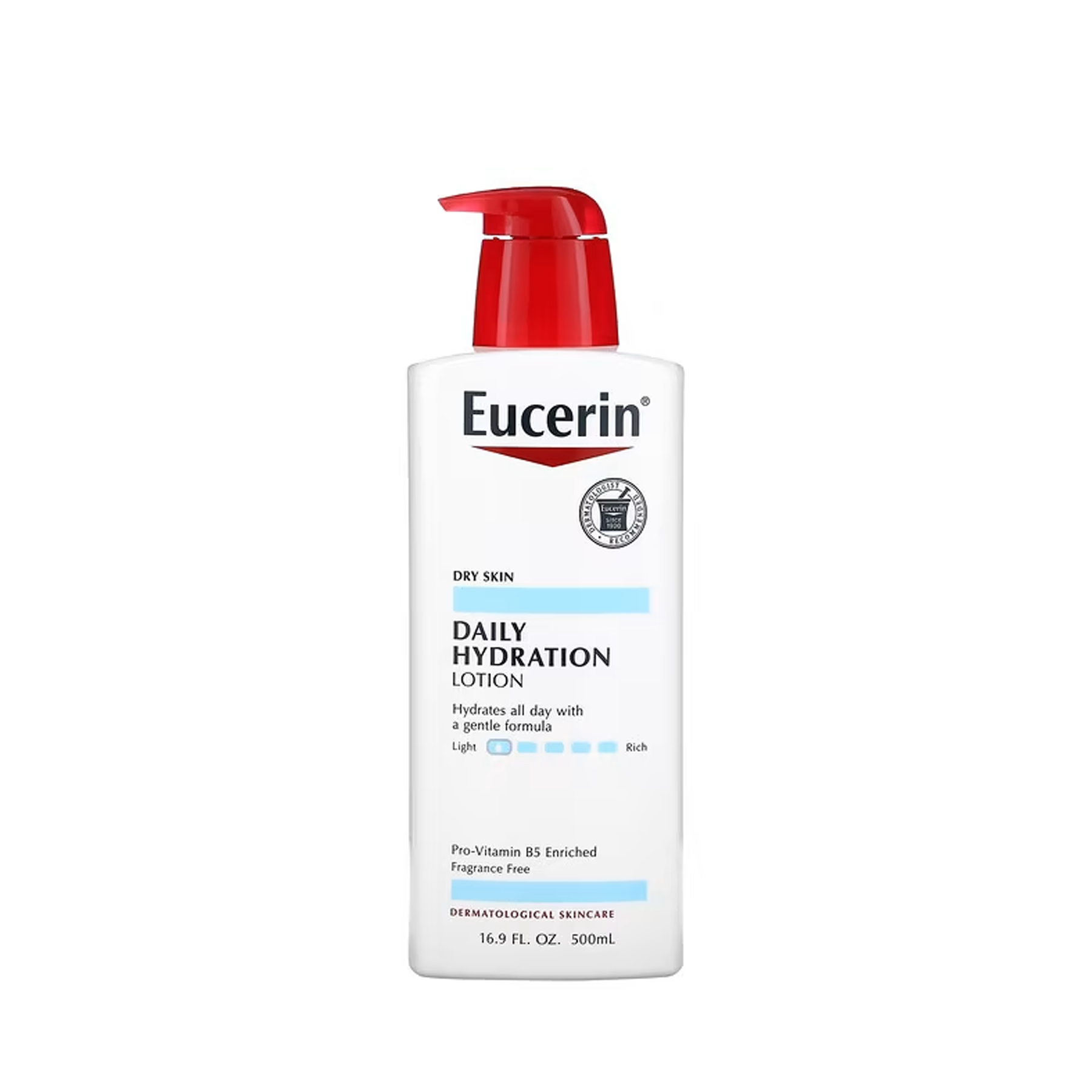 Eucerin Daily Hydration Lotion Fragrance Free 500ml - Hydrates Dry Skin