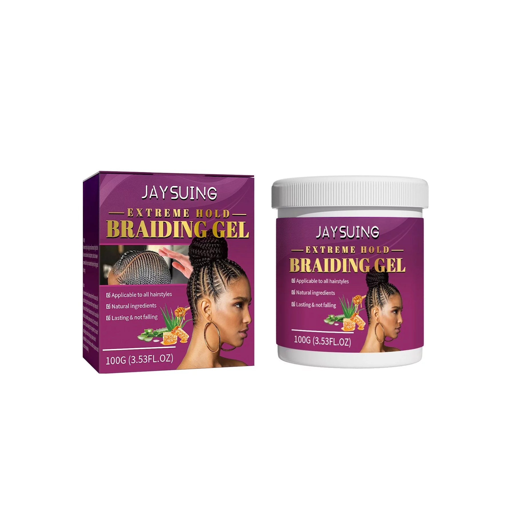 Jaysuing Extreme Hold Braiding Gel -100g