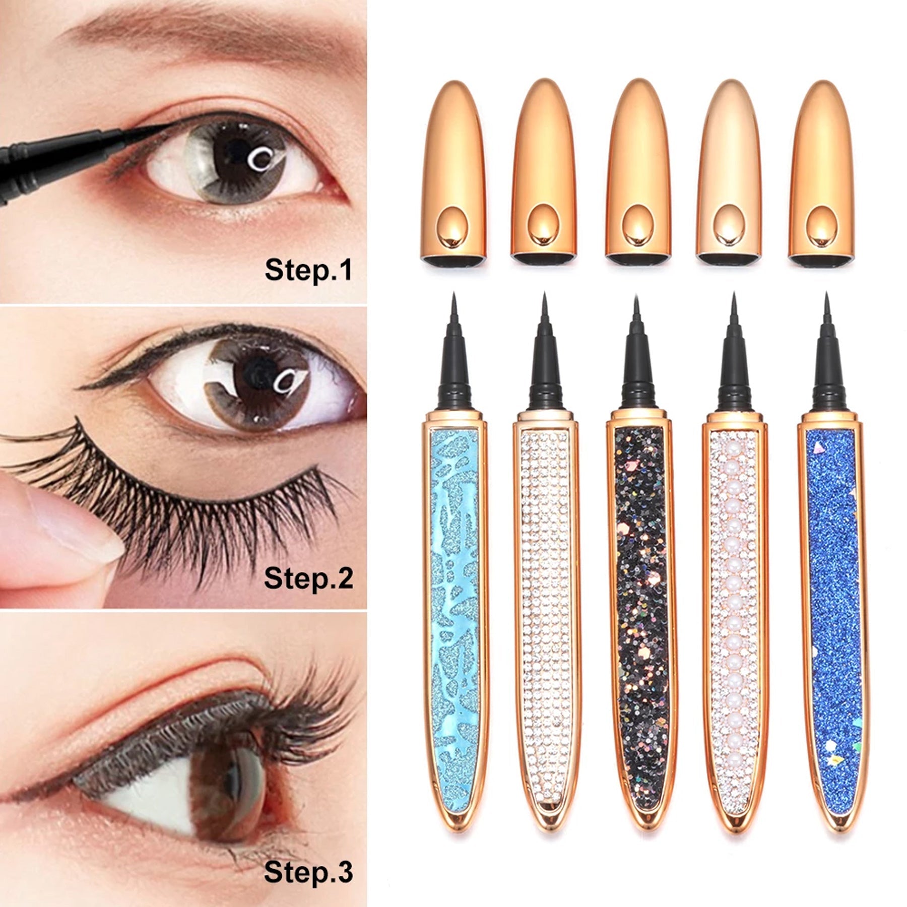 Eyelash Glue Liner - Black Matte Finish