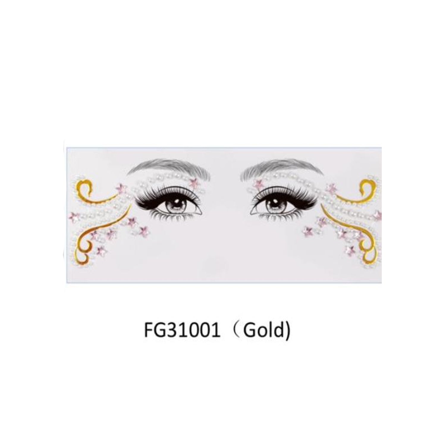 Eye Crystal Gem Sticker (New) FG31