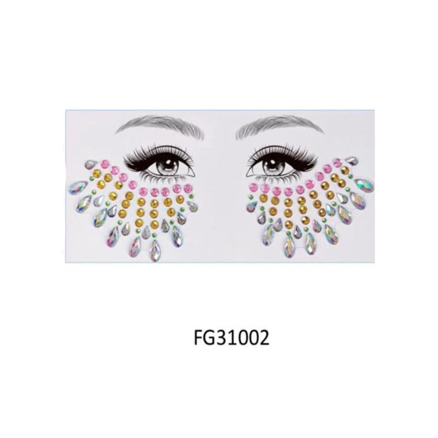 Eye Crystal Gem Sticker (New) FG31