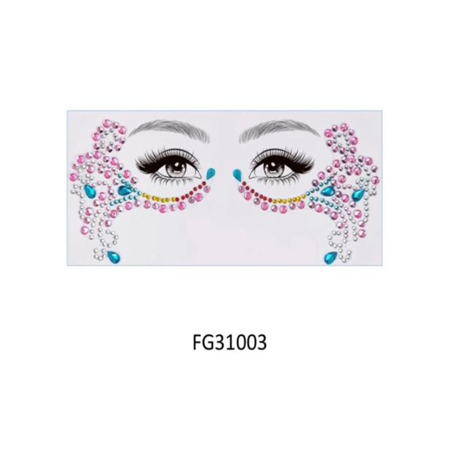 Eye Crystal Gem Sticker (New) FG31