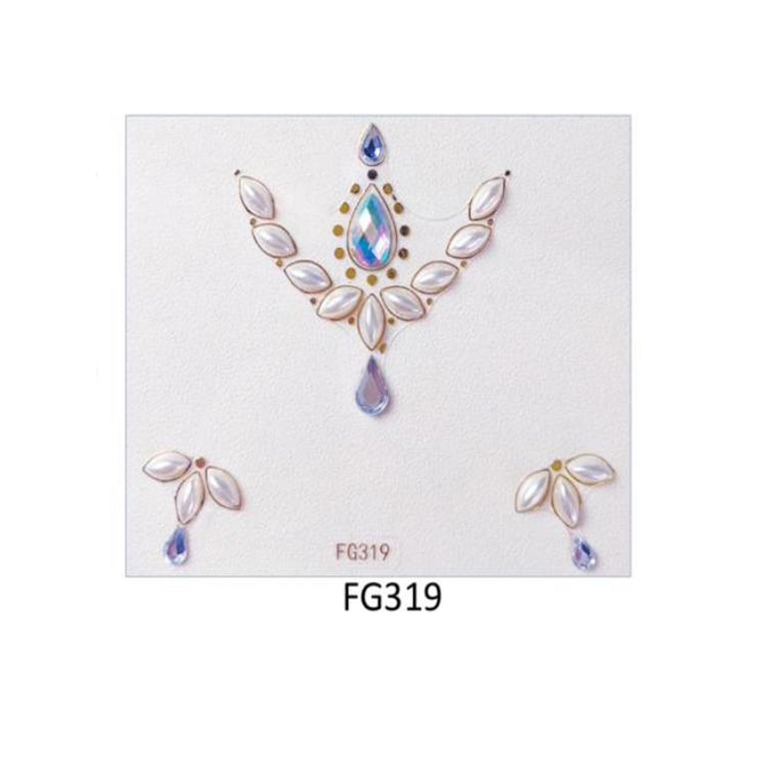 Face And Eye Crystal  Gem Stickers (NEW) FG3