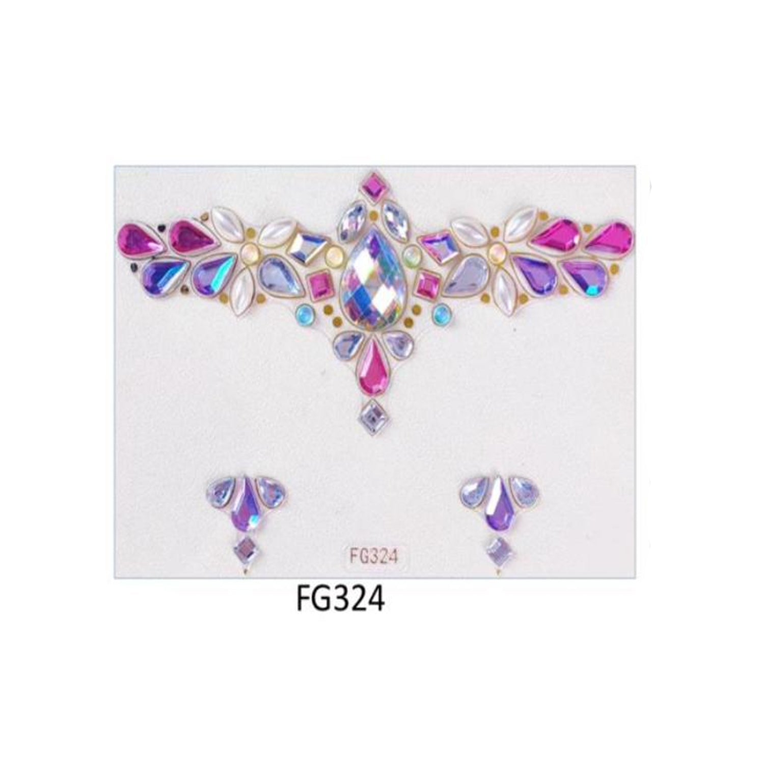 Face And Eye Crystal  Gem Stickers (NEW) FG3