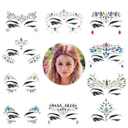 Face And Eye Crystal  Gem Stickers (NEW) FG3