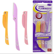 Feather Flamingo Facial Hair Removal Razor (3pcs)