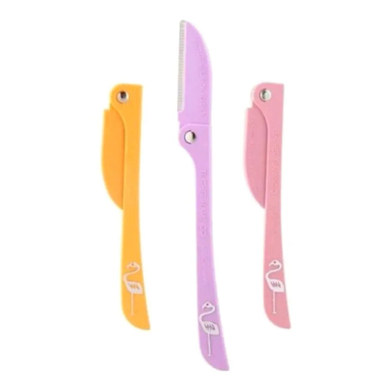 Feather Flamingo Facial Hair Removal Razor (3pcs)