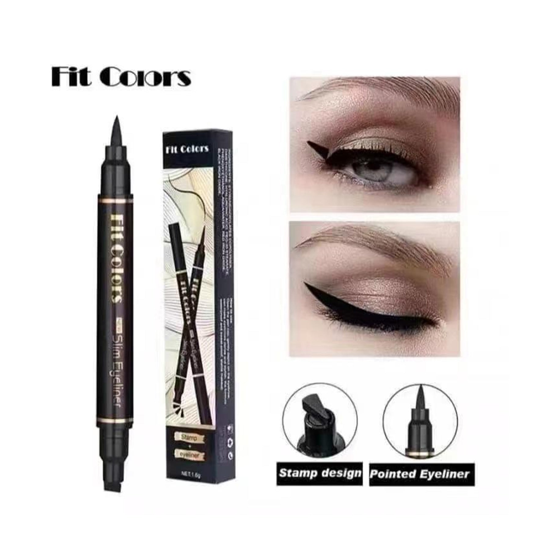 Fit Colors Slim Eyeliner Stamp + Eyeliner