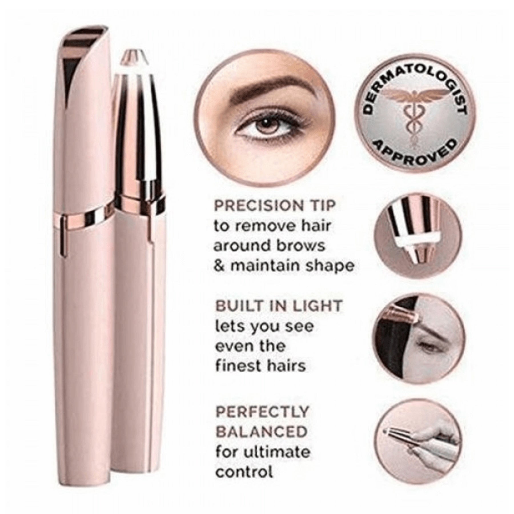 Flawless Eyebrows Hair Remover Device