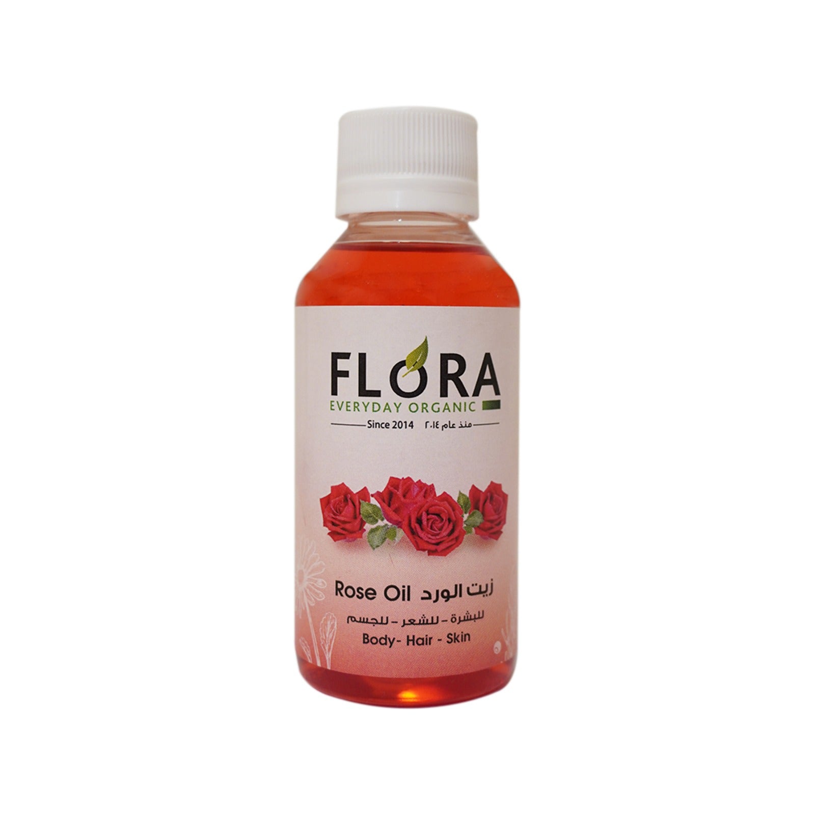 The product of Flora Rose Oil For Body, Hair and Skin