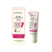 The Product of Florence Baby Powder Pink Foot Cream 2 in 1