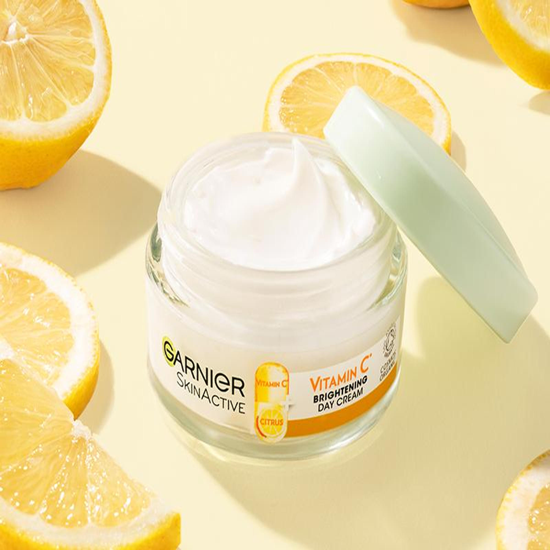 Garnier Skin Active Vitamin C Brightening Day Cream available on Qasr Jamal Store