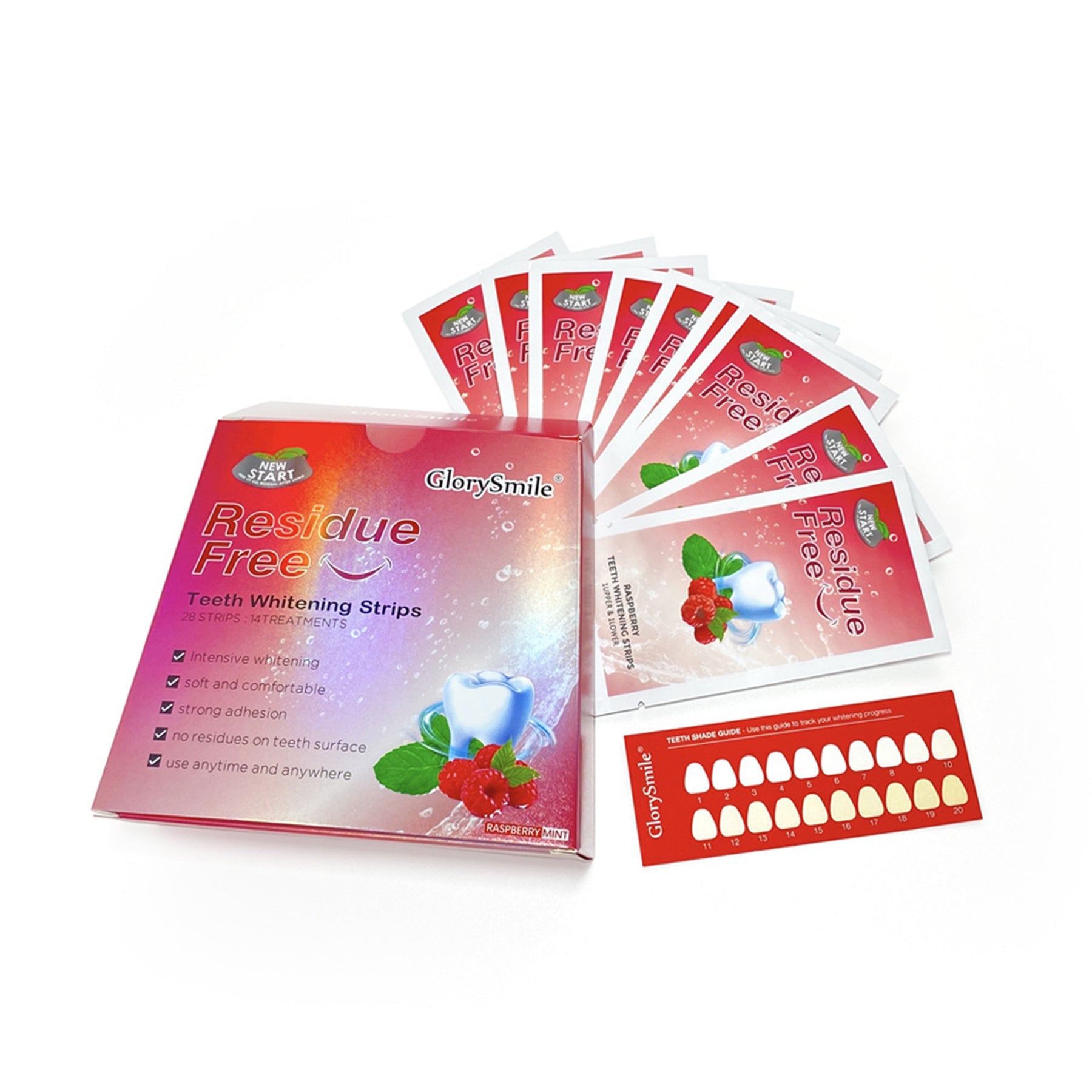 GlorySmile Teeth Whitening Strips - Safe, effective, and easy-to-use whitening solution. Achieve a brighter smile with reduced sensitivity.