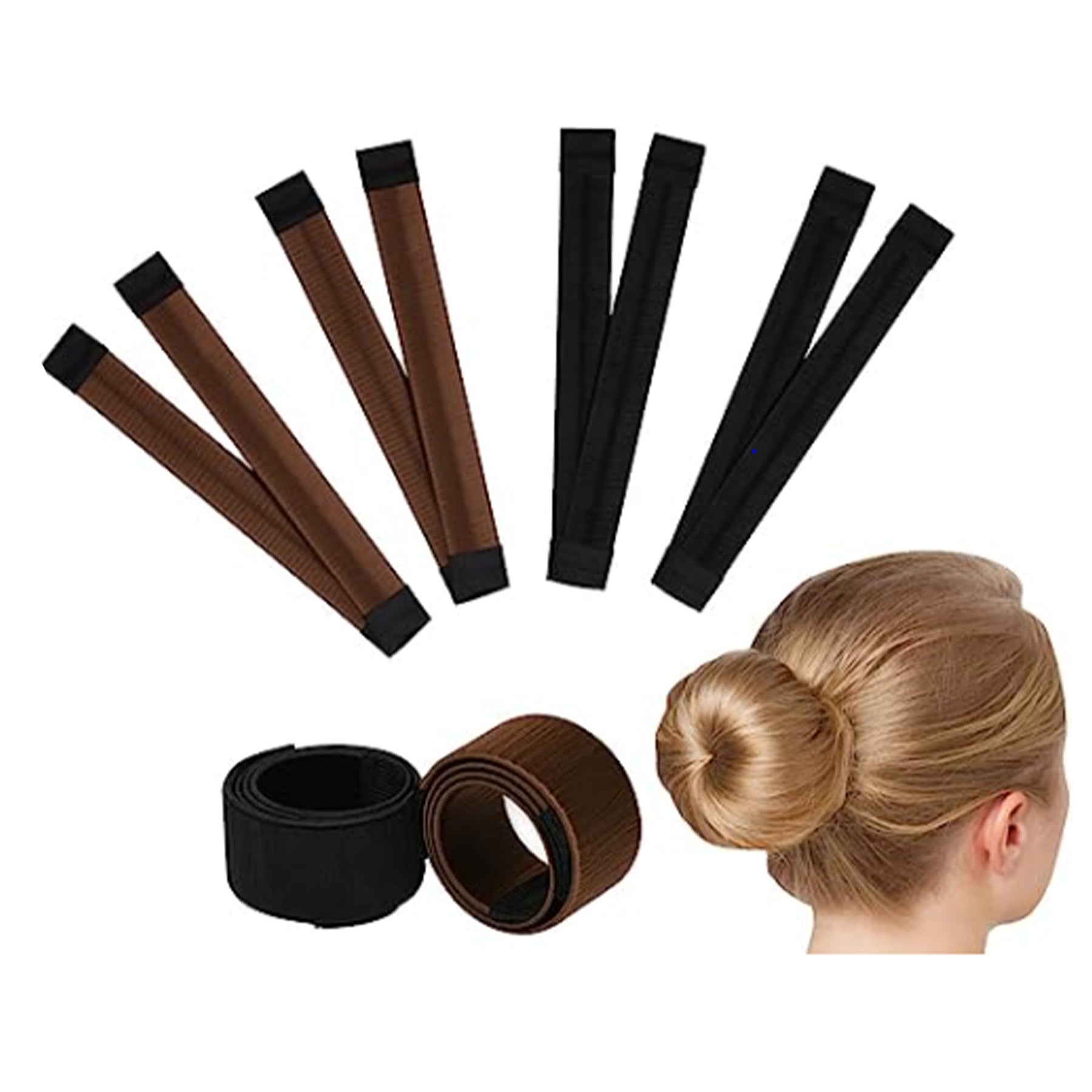 Hair Bun Maker - French Twist Donut Bun Bands