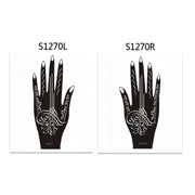 Henna Hand Stickers ( Set of Two )