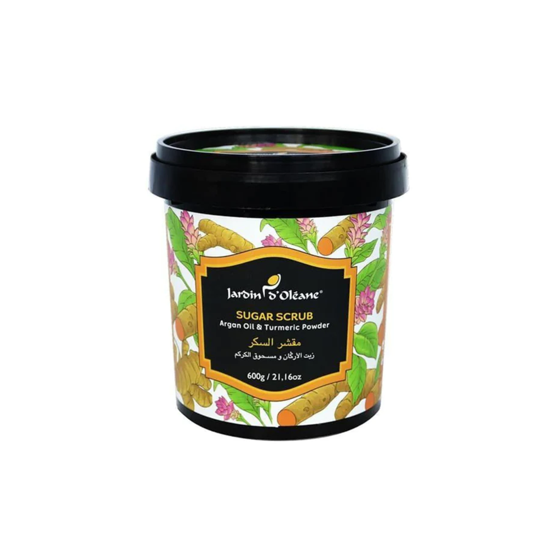 Jardin D'Oleane Sugar Scrub Argan Oil And Turmeric Powder -  600gm