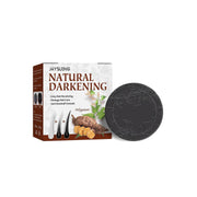 Jaysuing Natural Hair Darkening Shampoo Bar. Natural alternative for shiny hair. Suitable for all hair types. 