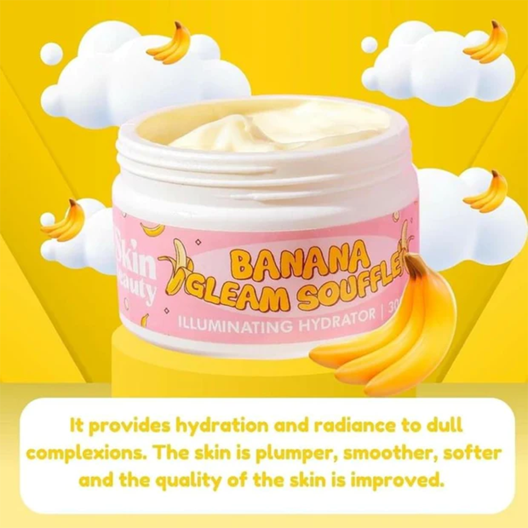 Jskin Beauty Banana Gleam Souffle - 300g