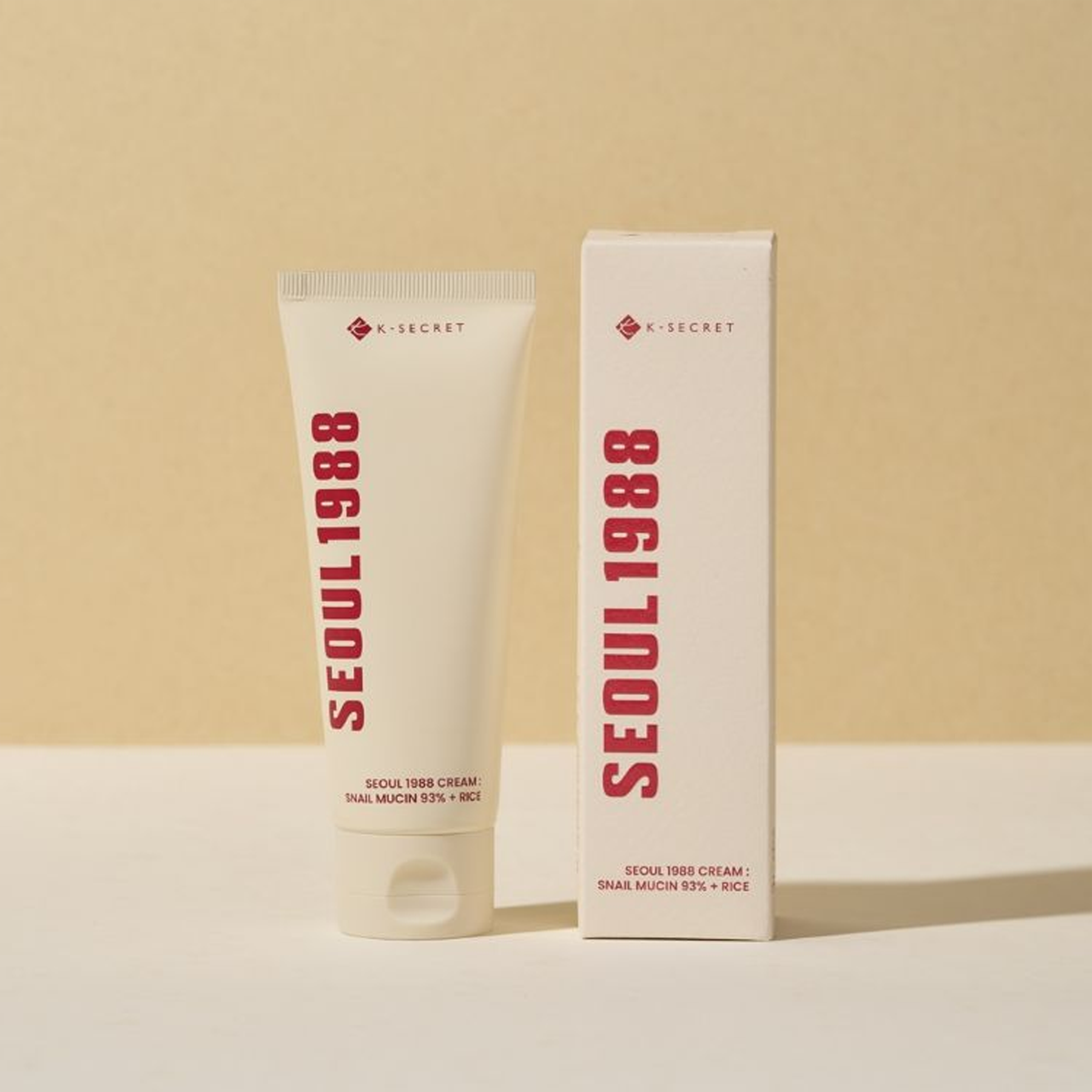 K-SECRET Seoul 1988 Snail Mucin 93% Cream aailable on Qasr Jamal Store