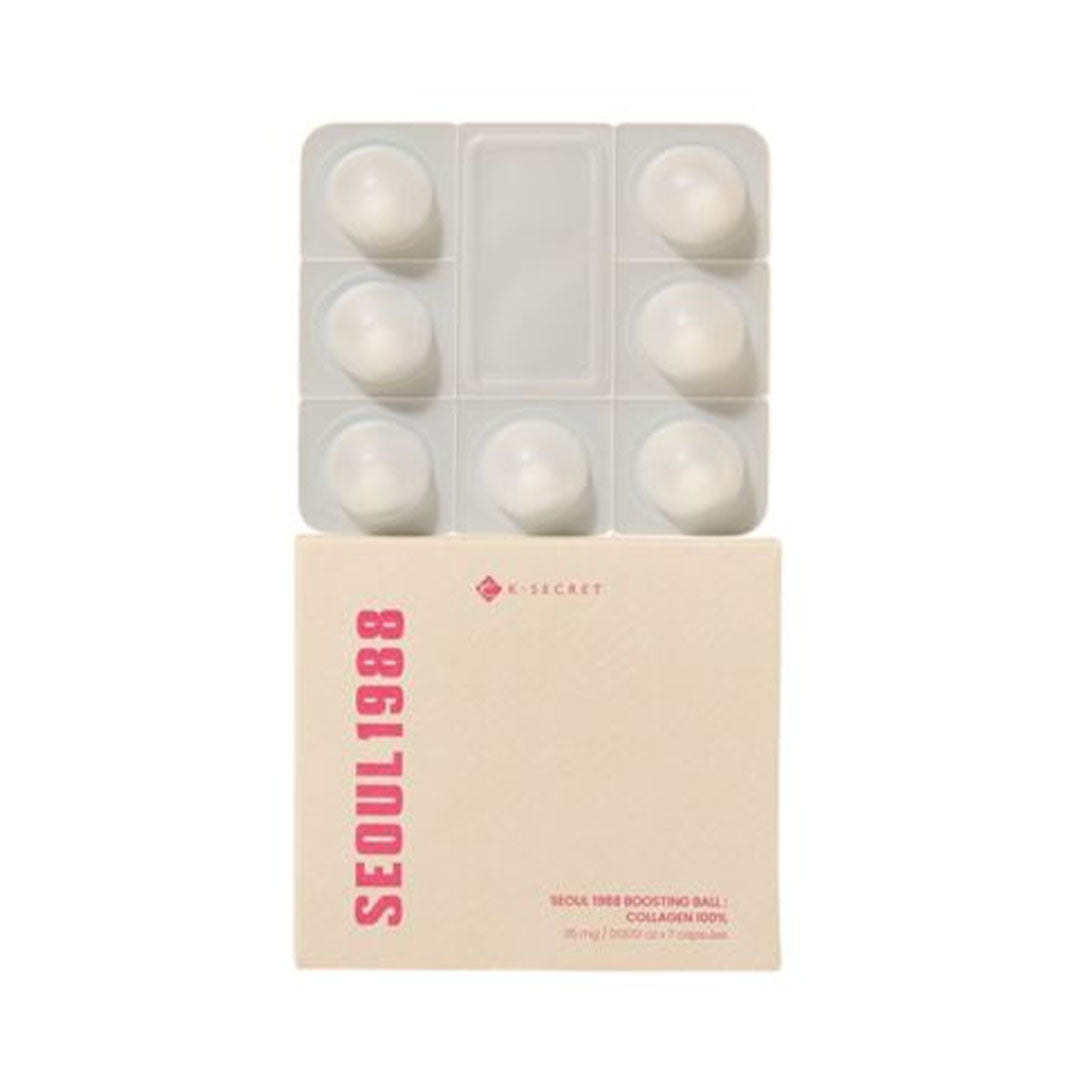 The product of K-Secret Seoul 1988 Boosting Ball Collagen 100%