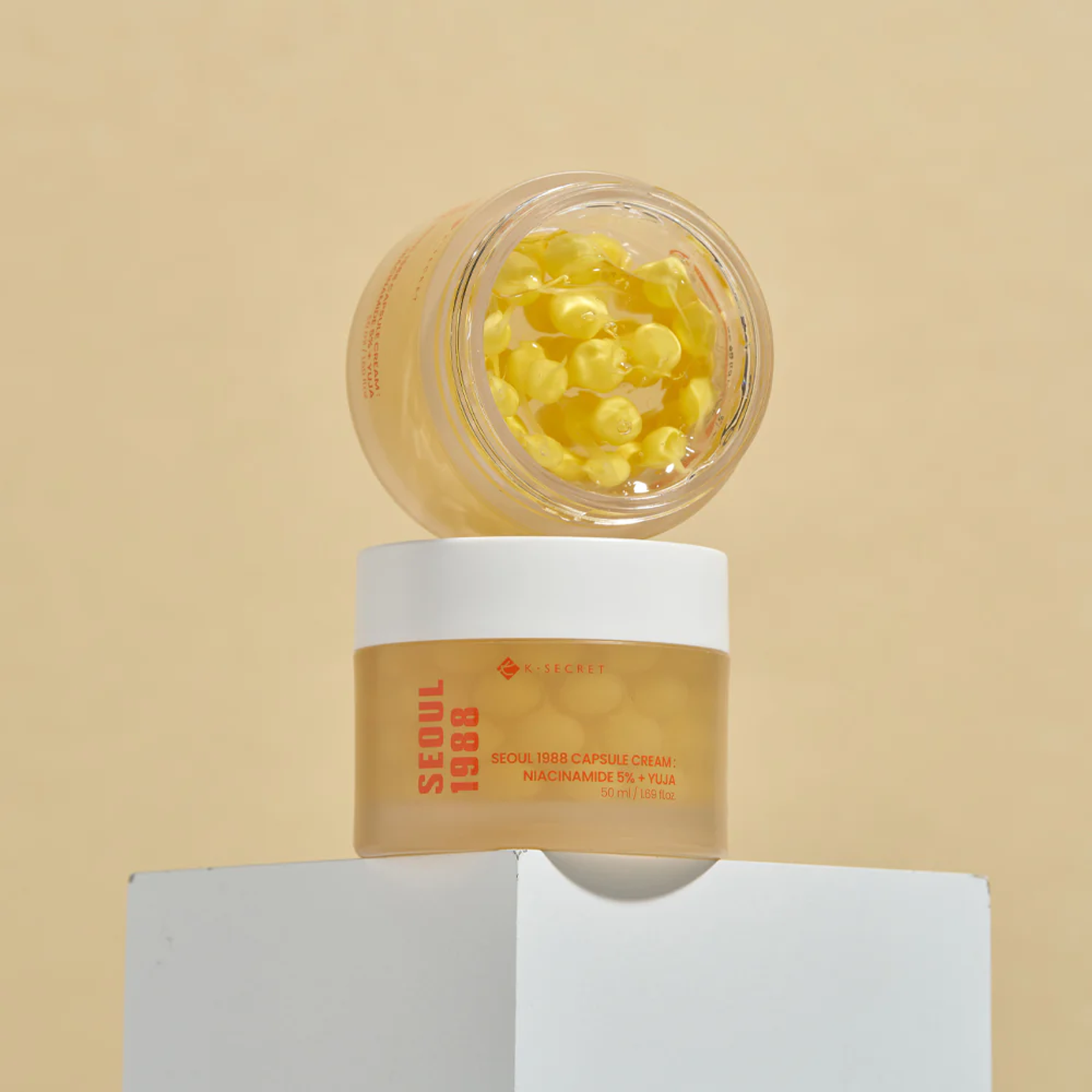 K-Secret Seoul 1988 Capsule Cream Niacinamide 5% + Yuja available on Qasr Jamal Store