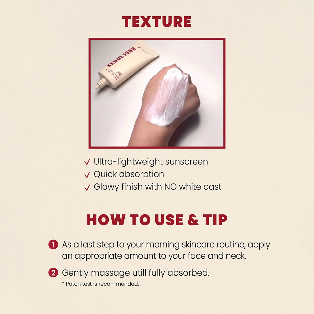 How to use a K-Secret Seoul 1988 Sun : Pine Tree + Ceramide 