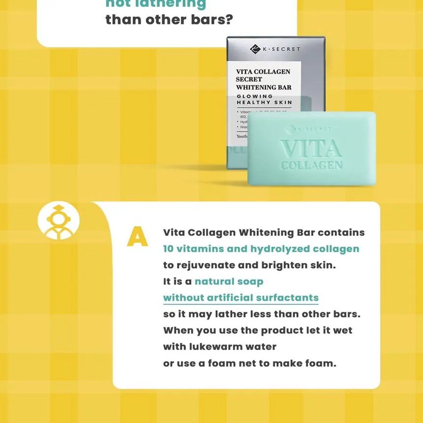 The Key Benefits of K-Secret Vita Collagen Secret Whitening Bar 