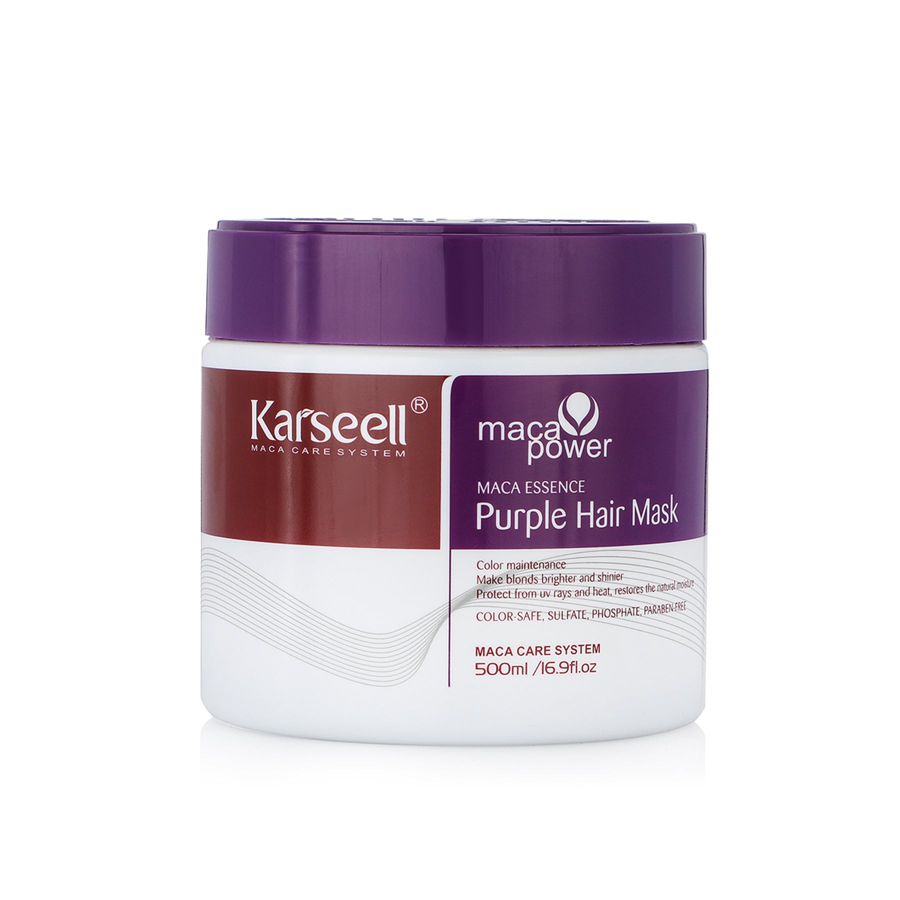 Karseell Maca Power Essence Purple Hair Mask - 500ml